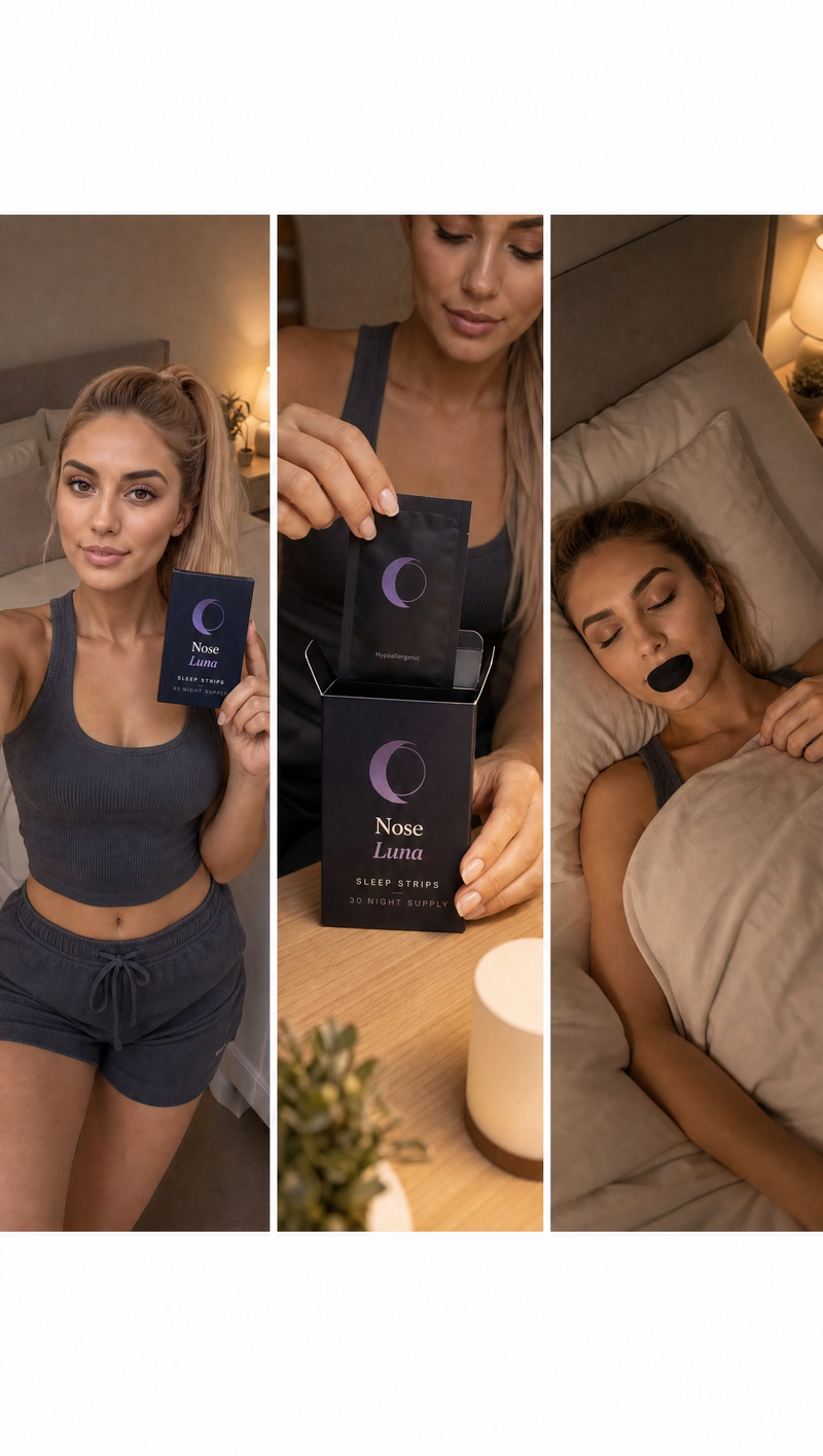 NoseLuna Sleep Strips — 30 Night Supply